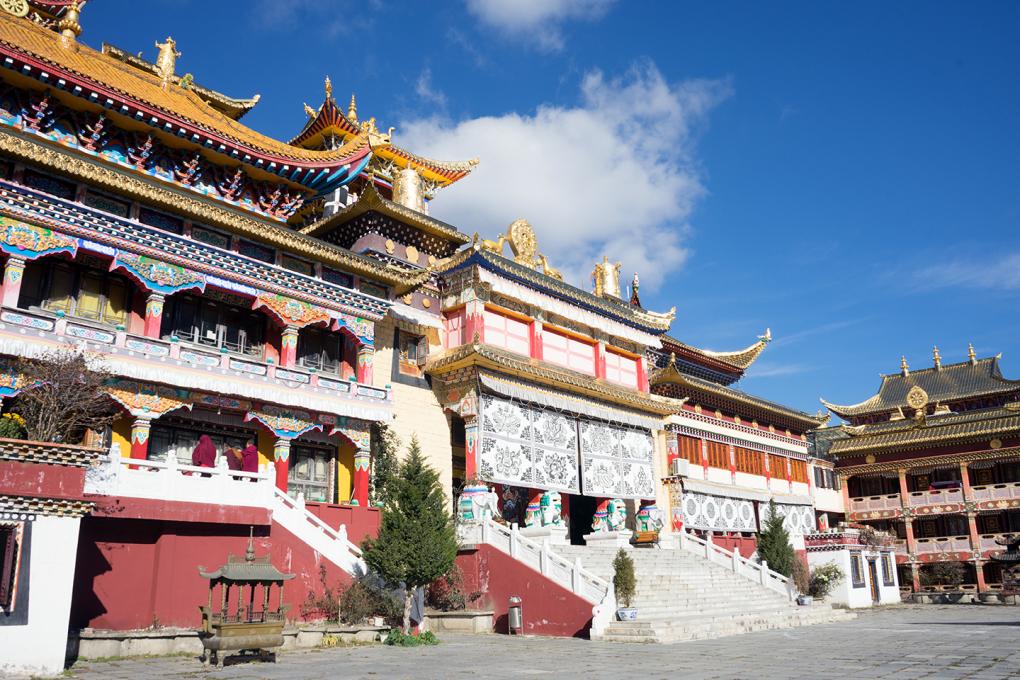 „Das tibetische Kloster Nanwu-Si in Kangding.“