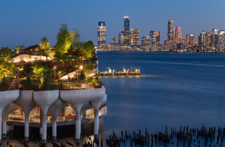 New York City - Little Island auf dem Hudson River