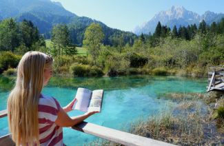 Zelenci: Manon Fischer an den Quellseen des großen Flusses Save