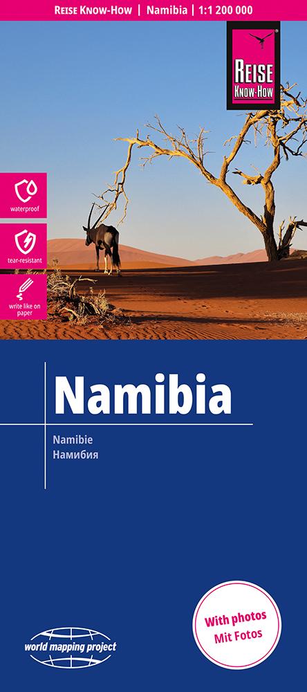 Landkarte Namibia 2025 Cover