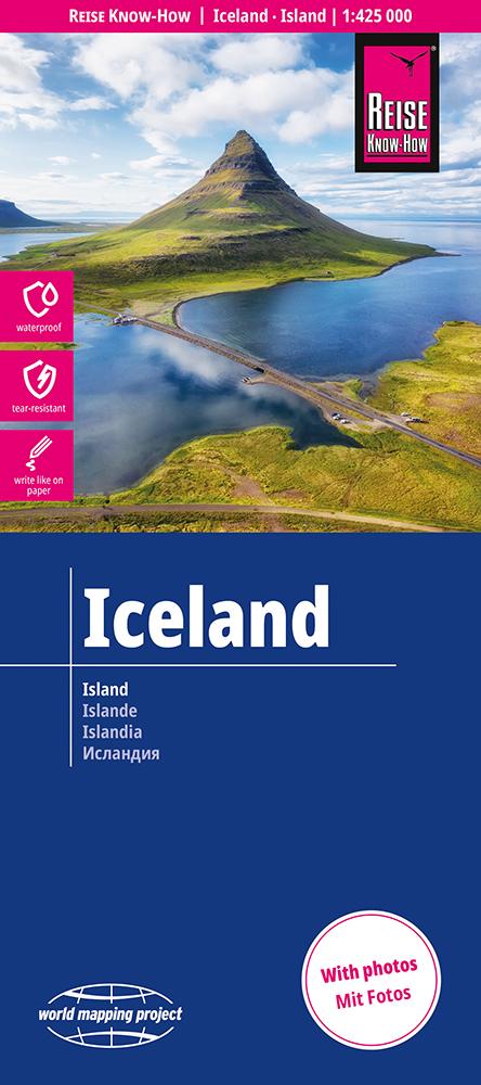 Landkarte Island 2025 Cover