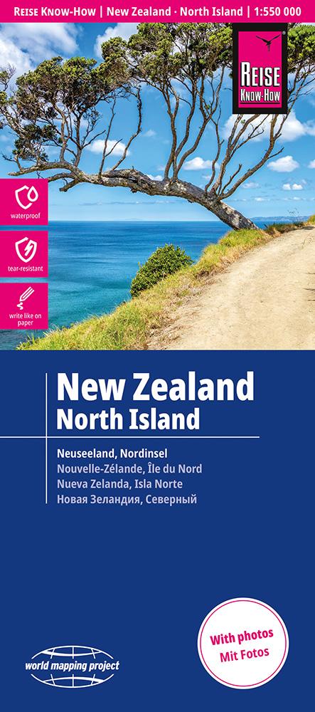 Landkarte Neuseeland Nord 2026 Cover