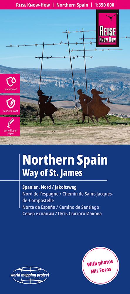 Landkarte Nordspanien 2026 Cover