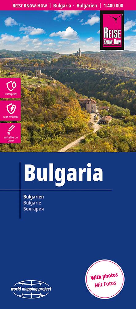Cover Landkarte Bulgarien
