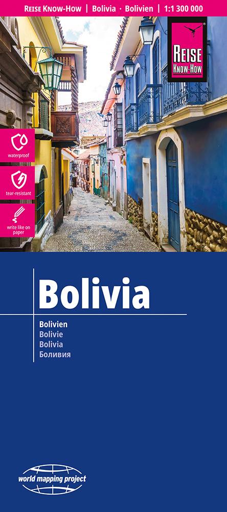 Landkarte Bolivien