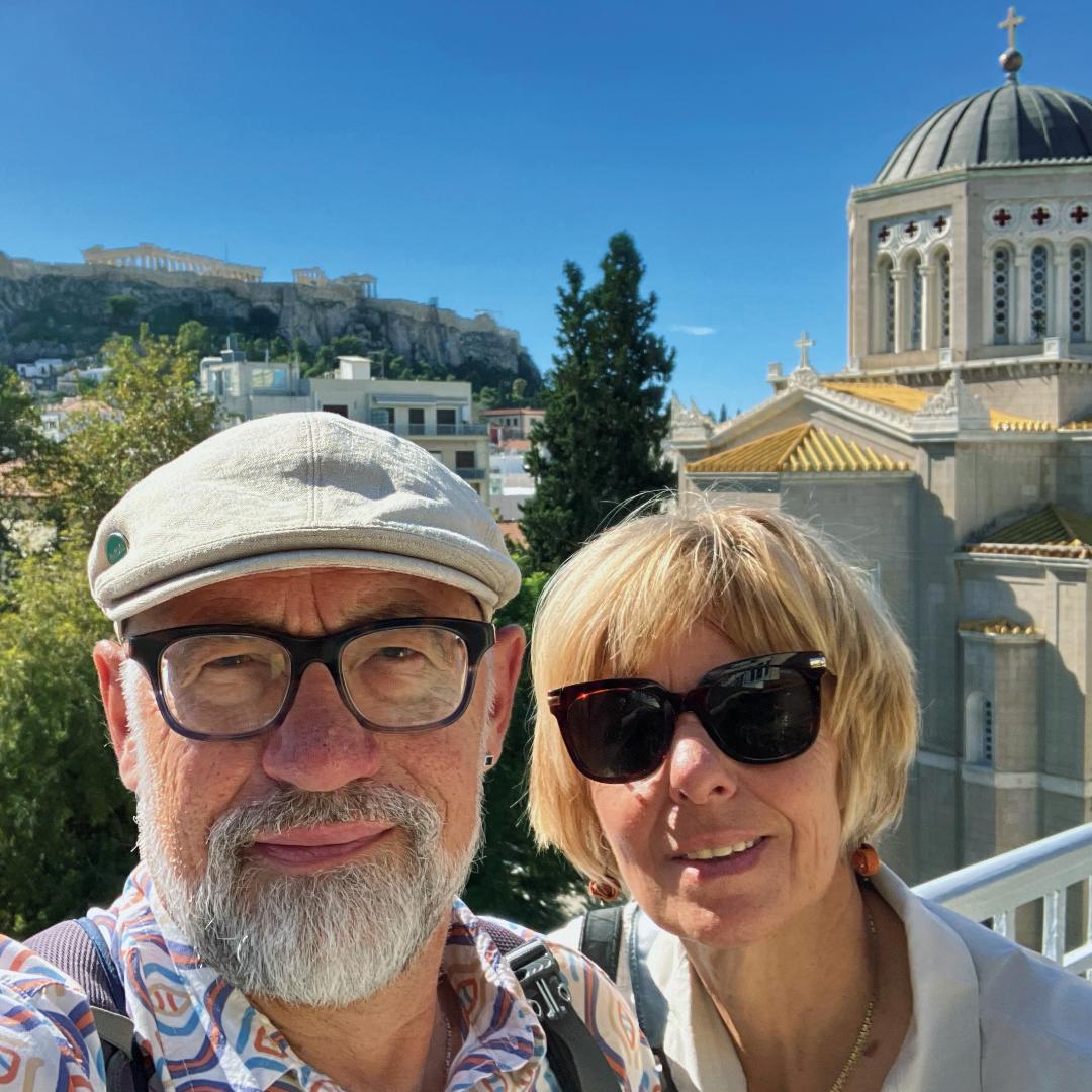 Autorin Margit Brinke mit Autor Peter Kränzle