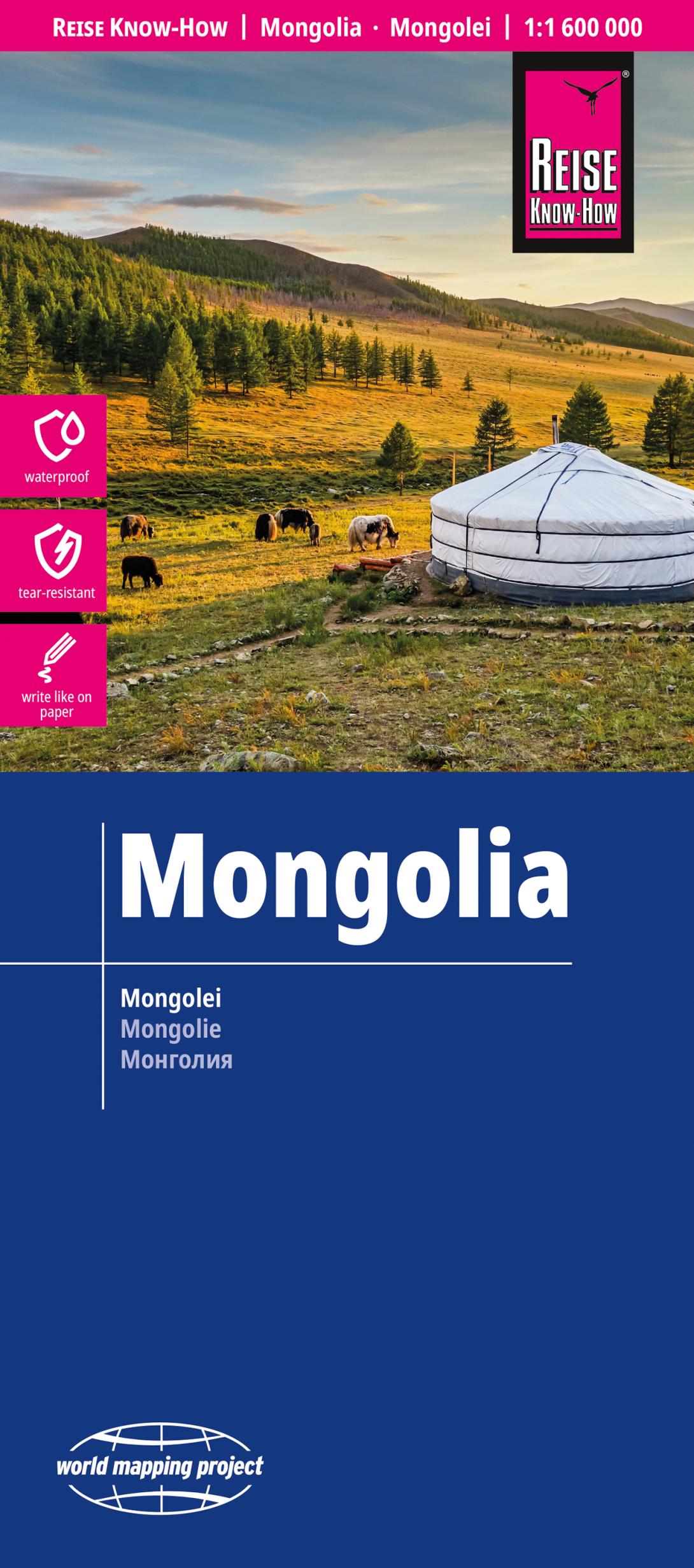 Landkarte Mongolei 2026 Cover