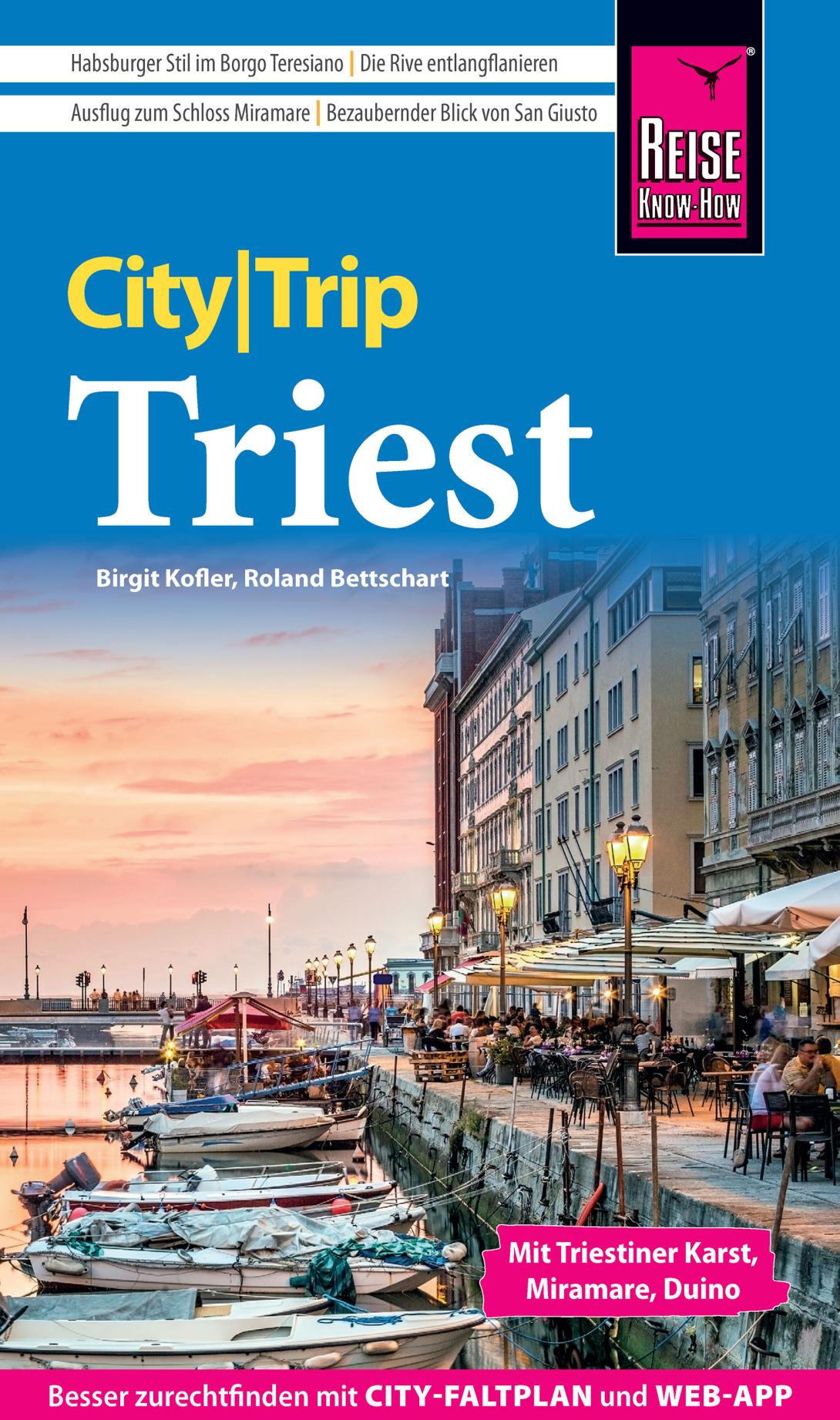 Buchcover CityTrip Triest mit Triestiner Karst, Miramare und Duino