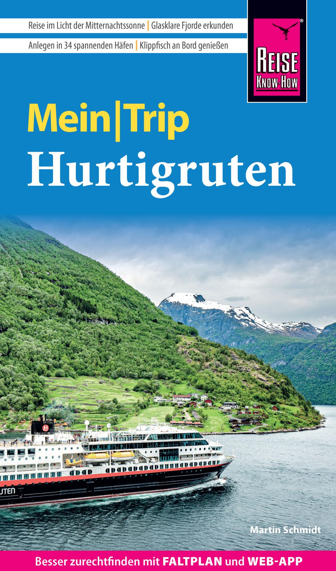 Buchcover Reiseführer MeinTrip Hurtigruten