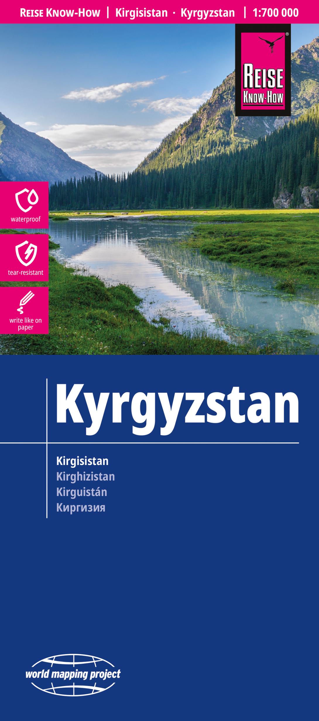 Landkarte Kirgisistan 2027 Cover